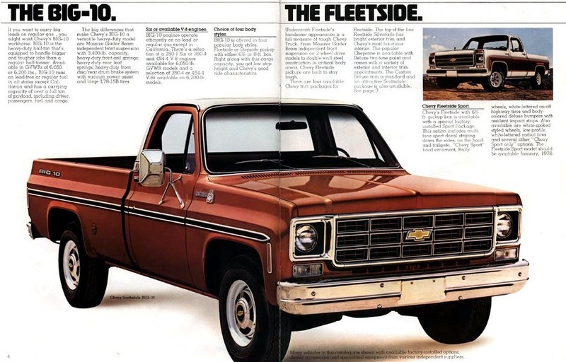 1978 Chevrolet Pickups Brochure Page 3